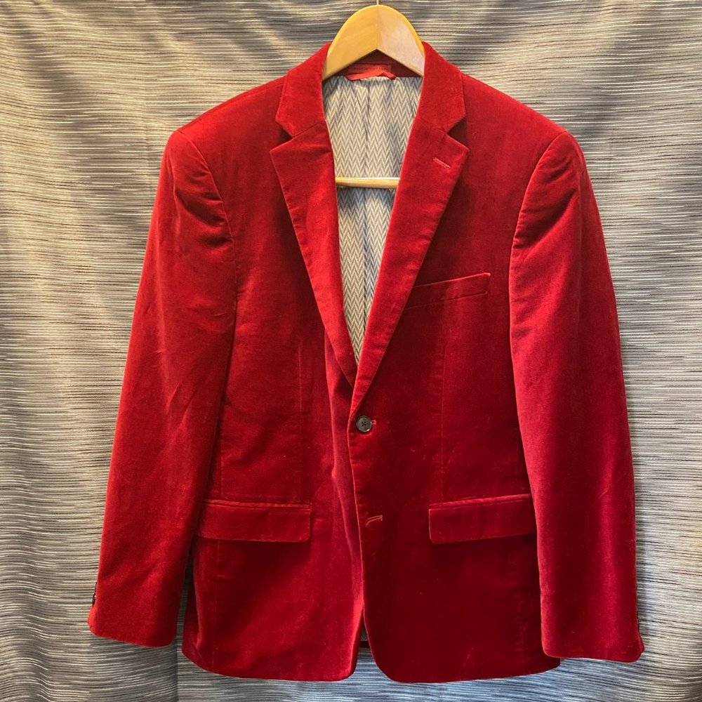 Red Velvet Club Jacket - NWOT